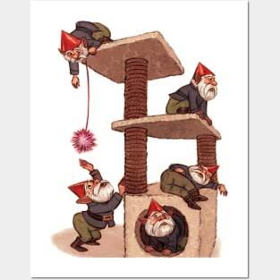 Frisky Gnomes Posters and Art